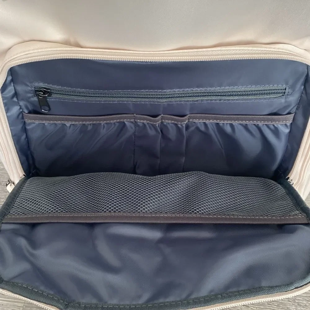 ZOMFELT Rolling Backpack for Women with Wheels 17 Inch Laptop Air Travel NWOT